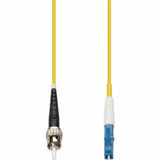 AddOn ADD-ST-LC-10MS9SMFP 10m ST to LC Yellow OS2 Simplex OFNP (Plenum-Rated) SMF Fiber Patch Cable
