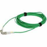 AddOn ADD-LC-LC-2M5OM4P-GN 2m LC to LC Green OM4 Duplex OFNP (Plenum-Rated) Fiber Patch Cable