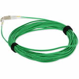 AddOn ADD-LC-LC-2M5OM4P-GN 2m LC to LC Green OM4 Duplex OFNP (Plenum-Rated) Fiber Patch Cable