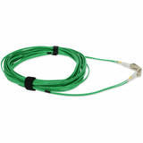 AddOn ADD-LC-LC-2M5OM4P-GN 2m LC to LC Green OM4 Duplex OFNP (Plenum-Rated) Fiber Patch Cable