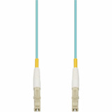 AddOn ADD-LC-LC-75MS5OM4P 75m LC to LC Aqua OM4 Simplex OFNP (Plenum-Rated) Fiber Patch Cable