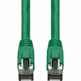 AddOn ADD-3FCAT8-GN 3ft Green CAT 8 Shielded (S/FTP) PVC Ethernet Cable Snagless Easy Boot RJ-45 M/M