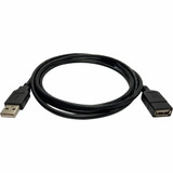 Black Box USB 2.0 Extension Cable - Type-A - Male/Female - Black - 3-ft. (0.9-m)
