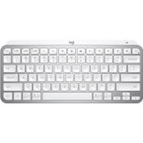 Logitech MX Keys Mini Minimalist Illuminated Keyboard - Wireless - Pale Gray