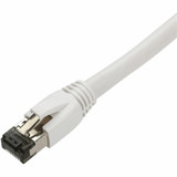 AddOn ADD-2FCAT8-WE 2ft White CAT 8 Shielded (S/FTP) PVC Ethernet Cable Snagless Easy Boot RJ-45 M/M