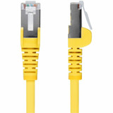 StarTech 1ft Yellow CAT6a Ethernet Cable - Snagless RJ45 - 10G - 100W PoE - S/FTP - LSZH - 27AWG Pure Copper - 500MHz - Shielded Network Cord