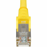 StarTech 1ft Yellow CAT6a Ethernet Cable - Snagless RJ45 - 10G - 100W PoE - S/FTP - LSZH - 27AWG Pure Copper - 500MHz - Shielded Network Cord