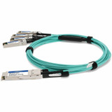 AddOn ADD-QCISIN-AOC7M QSFP-4X10G-AOC7M to Intel XAOCBL-7M Compatible TAA Compliant 40GBase-AOC QSFP+ to 4xSFP+ Direct Attach Cable (850nm - MMF - 7m)