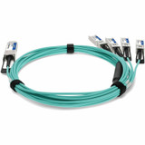 AddOn ADD-QCISIN-AOC7M QSFP-4X10G-AOC7M to Intel XAOCBL-7M Compatible TAA Compliant 40GBase-AOC QSFP+ to 4xSFP+ Direct Attach Cable (850nm - MMF - 7m)