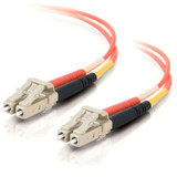 C2G 36461  15m LC-LC 62.5/125 OM1 Duplex Multimode PVC Fiber Optic Cable (LSZH) - Orange