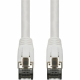AddOn ADD-5FCAT8-WE 5ft White CAT 8 Shielded (S/FTP) PVC Ethernet Cable Snagless Easy Boot RJ-45 M/M