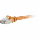 C2G C2G07394  10ft (3m) Cat6a Snagless Shielded (STP) Ethernet Network Patch Cable - Orange