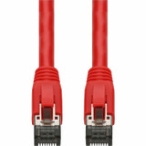 AddOn ADD-3FCAT8-RD 3ft Red CAT 8 Shielded (S/FTP) PVC Ethernet Cable Snagless Easy Boot RJ-45 M/M