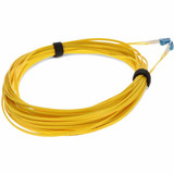 AddOn ADD-LC-LC-50M9SMF-TAA 50m LC to LC Yellow OS2 Duplex OFNR (Riser-Rated) TAA SMF Fiber Patch Cable
