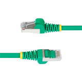 StarTech 25ft Green CAT6a Ethernet Cable - Snagless RJ45 - 10G - 100W PoE - S/FTP - LSZH - 27AWG Bare Copper - 500MHz - Shielded Network Cord
