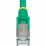 StarTech 25ft Green CAT6a Ethernet Cable - Snagless RJ45 - 10G - 100W PoE - S/FTP - LSZH - 27AWG Bare Copper - 500MHz - Shielded Network Cord