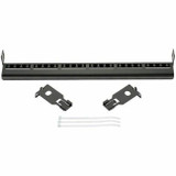 Panduit Strain Relief Bar - with Brackets - Black