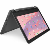 Lenovo 300e Yoga Chromebook Gen 4 82W2002KUS 11.6" Touchscreen Convertible 2 in 1 Chromebook - HD - Octa-core (ARM Cortex A76 + Cortex A55) - 8 GB - 64 GB Flash Memory - English Keyboard - Graphite Gray