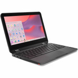 Lenovo 500e Chromebook Gen 4s 83N80000US 11.6" Touchscreen Convertible 2 in 1 Chromebook - HD - Intel N-Series N150 - 4 GB - 64 GB Flash Memory - English Keyboard - Gray