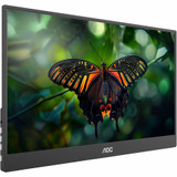 AOC 16E10 16" Class Full HD LED Monitor - 16:9 - Black
