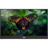 AOC 16E10 16" Class Full HD LED Monitor - 16:9 - Black