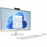HP 27-cr0000a 27-cr0160 All-in-One Computer - AMD Ryzen 5 7520U - 8 GB - 512 GB SSD - 27" Full HD Touchscreen - Desktop - Shell White