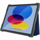 UZBL RF-7126-DBLUE Rugged Carrying Case Folio for 10.2" to 10.9" Apple iPad 10th Generation - iPad 7th Generation - iPad 8th Generation - iPad 9th Generation Tablet - Deep Blue