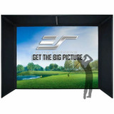 Elite Screens GolfSim Bay GSB10X10-IPW1145 167" Manual Projection Screen