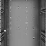 Middle Atlantic SR Series 28" Wide, 24RU, 32" Deep Large Pivoting Wall Rack