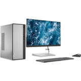 Lenovo IdeaCentre 5 14IMB05 90NA001JUS Desktop Computer - Intel Core i3 10th Gen i3-10100 Quad-core (4 Core) 3.60 GHz - 8 GB RAM DDR4 SDRAM - 16 GB Optane Memory - 1 TB HDD - Mini-tower - Mineral Gray