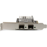 StarTech.com 10G Network Card - 2x 10G Open SFP+ Multimode LC Fiber Connector - Intel 82599 Chip - Gigabit Ethernet Card