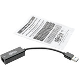 Tripp Lite USB 3.0 to Gigabit Ethernet NIC Network Adapter 10/100/1000 Mbps Black