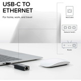 Plugable USB C to Ethernet Adapter, Fast and Reliable Gigabit Speed