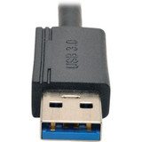 Tripp Lite USB 3.0 to Dual Port Gigabit Ethernet Adapter RJ45 10/100/1000 Mbps