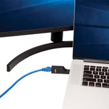 Tripp Lite USB-C to Gigabit Ethernet Vertical Network Adapter (M/F) USB 3.1 Gen 1 10/100/1000 Mbps Black