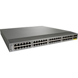 Cisco N2K GE, 48x100/1000-T+4x10GE reqSFP+NoFans/PS REMANUFACTURED