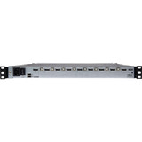 Tripp Lite 8-Port NetDirector DisplayPort KVM Switch Console with 17 in. LCD Dual Rail 1U Rack-Mount