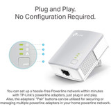 TP-LINK TL-PA4010KIT - AV600 Powerline Ethernet Adapter