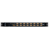 Tripp Lite NetDirector 16-Port 1U Rack-Mount Console KVM Switch with 19-in. LCD + 8 PS2/USB Combo Cables