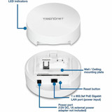 TRENDnet Dual Band IEEE 802.11 a/b/g/n/ac 1.27 Gbit/s Wireless Access Point - Indoor