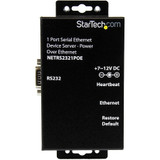 StarTech.com Serial Ethernet device server - 1 port - power over Ethernet - PoE