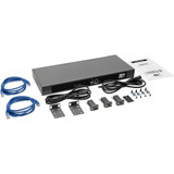 Tripp Lite 16-Port Console Server USB Ports (2) Dual GbE NIC 4 Gb Flash Desktop/1U Rack TAA