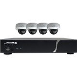 Speco 8 Channel HD-TVI 1080p DVR, 2TB 4 HD-TVI 1080p Outdoor IR Bullet Cameras - 2 TB HDD