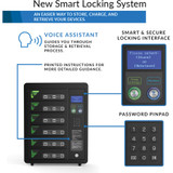 ChargeTech 6 Bay Pin Code Charging Locker