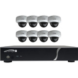 Speco 8 Channel HD-TVI 1080p DVR, 2TB 8 HD-TVI 1080p Outdoor IR Dome Cameras - 2 TB HDD