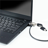 StarTech.com Nano Laptop Cable Lock 6ft, Anti-Theft Keyed Lock, Security Cable Locks Nano Slot Notebooks, Steel Cable Lock For Laptop