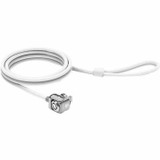 Compulocks T-bar Security Keyed Cable Lock White