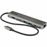StarTech.com USB C Multiport Adapter, USB-C to 4K 60Hz HDMI 2.0, 100W PD Pass-through, SD, USB, GbE, USB Type-C Mini Dock, 12" Long Cable