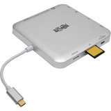 Tripp Lite USB-C Dock Dual Display 4K HDMI/mDP VGA USB 3.2 Gen 1 USB-A/C Hub GbE 60W PD Charging