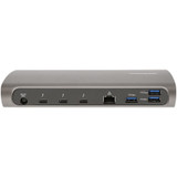 StarTech.com Thunderbolt 4 Dock, 96W Power Delivery, Single 8K / Dual Monitor 4K 60Hz, 3x TB4/USB4 ports, 4x USB-A, SD, GbE, 0.8m cable